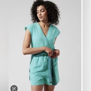 Brand new gulf green Marlow romper with tags size 10.